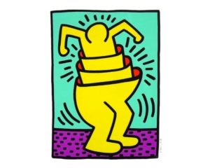 Keith Haring | Untitled Cup Man | 1989 | Image of Artists' work.