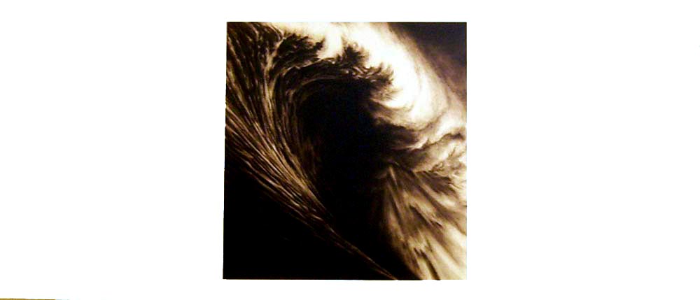 Robert Longo | Untitled | Wave | Black | White