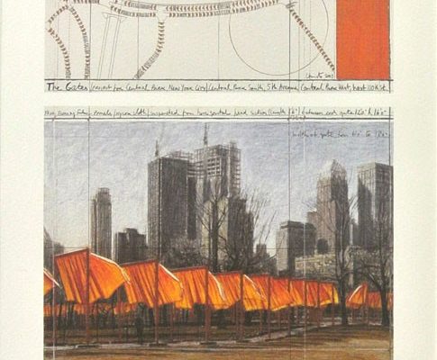Christo | The Gates | Square Pole | Image of Artists' work.
