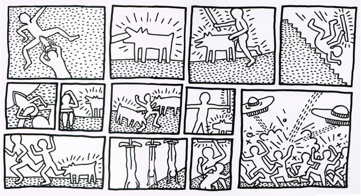 Keith Haring | The Blueprint drawings 1 | 1990 | Image of Artists' work.