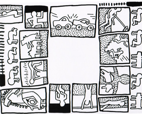 Keith Haring | The Blueprint drawings 4 | 1990 | Image of Artists' work.