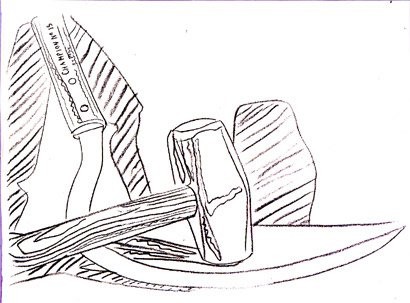 Andy Warhol | Hammer & Sickle | Unique | 1977 Andy Warhol | Hammer & Sickle | Unique | 1977 | Image of Artists' work.