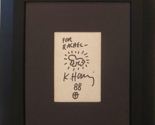 Keith Haring | Untitled Drawing | For Rachel | 1988 | Image of Artists' work.