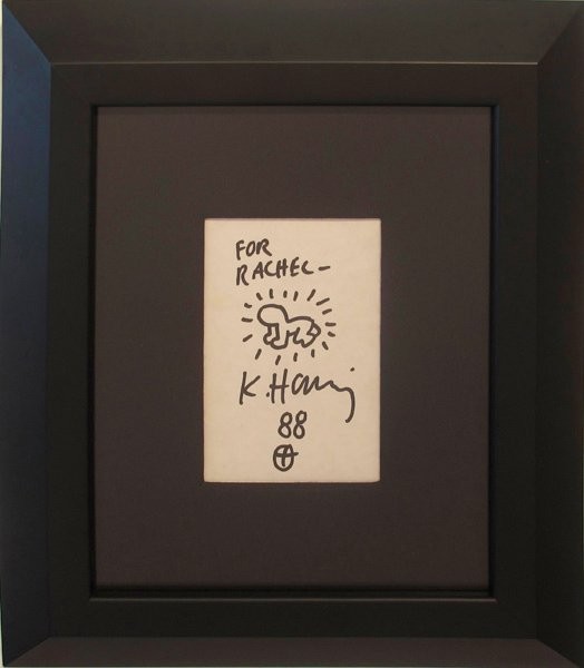 Keith Haring | Untitled Drawing | For Rachel | 1988 | Image of Artists' work.