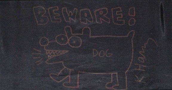 Keith Haring | Beware of Dog | 1984 | Image of Artists' work.