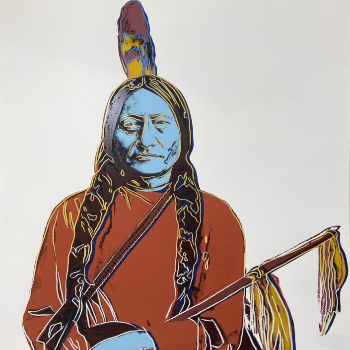 Andy Warhol | Cowboys and Indians | Sitting Bull IIIA.70 | 1986