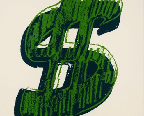 Andy Warhol | Dollar Sign $ | 1 Piece 278 | 1982 | Image of Artists' work.