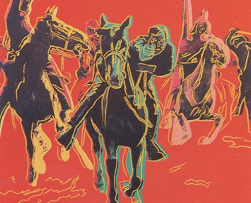 Andy Warhol | Cowboys and Indians | Action Picture 375 | 1986 | Image of Artists' work.