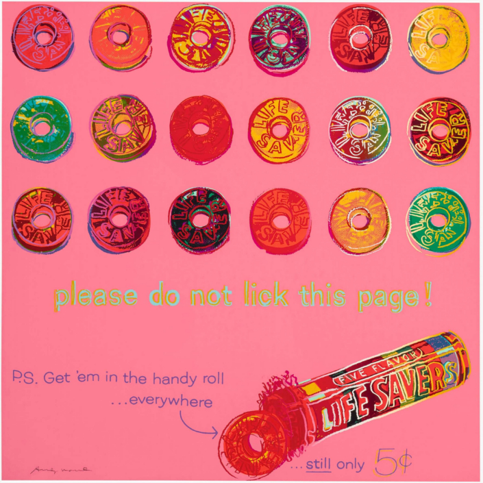 Andy Warhol | Ads | Life Savers, II.353 | 1985