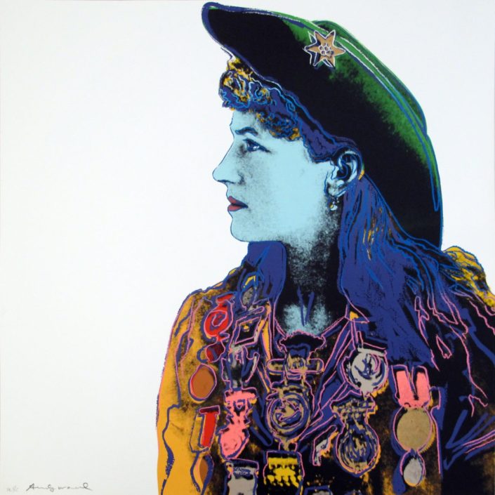 Andy Warhol | Cowboys and Indians | Annie Oakley 378 | 1986 | Image of Artists' work.
