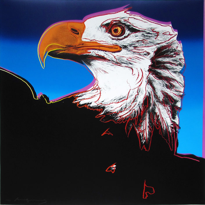 Andy Warhol | Endangered Species | Bald Eagle 296 | 1983 | Image of Artists' work.