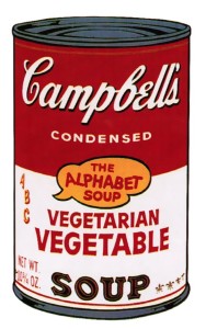 Andy Warhol | Campbell’s Soup II Vegetarian Vegetable 56 | 1969 | Image of Artists' work.