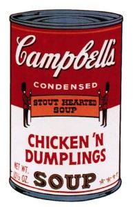 Andy Warhol | Campbell’s Soup II Chicken ‘N Dumplings 58 | 1969 | Image of Artists' work.