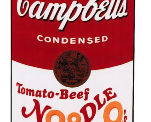 Andy Warhol | Campbell’s Soup II Tomato-Beef Noodle O’s 61 | 1969 | Image of Artists' work.
