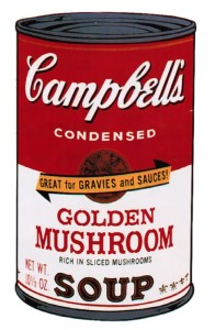 Andy Warhol | Campbell’s Soup II Golden Mushroom 62 | 1969 | Image of Artists' work.