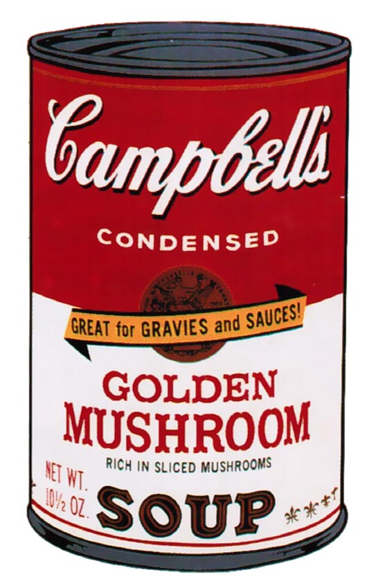 Andy Warhol | Campbell’s Soup II Golden Mushroom 62 | 1969 | Image of Artists' work.