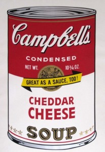 Andy Warhol | Campbell’s Soup II Cheddar Cheese 63 | 1969 | Image of Artists' work.