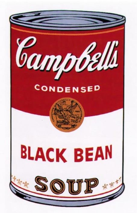 Andy Warhol | Campbell’s Soup I Black Bean 44 | 1968 | Image of Artists' work.