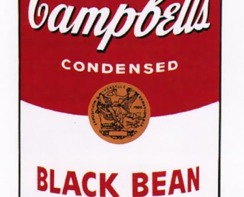 Andy Warhol | Campbell’s Soup I Black Bean 44 | 1968 | Image of Artists' work.