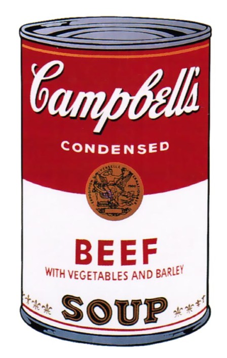 Andy Warhol | Campbell’s Soup I Beef | 1968 | Image of Artists' work.