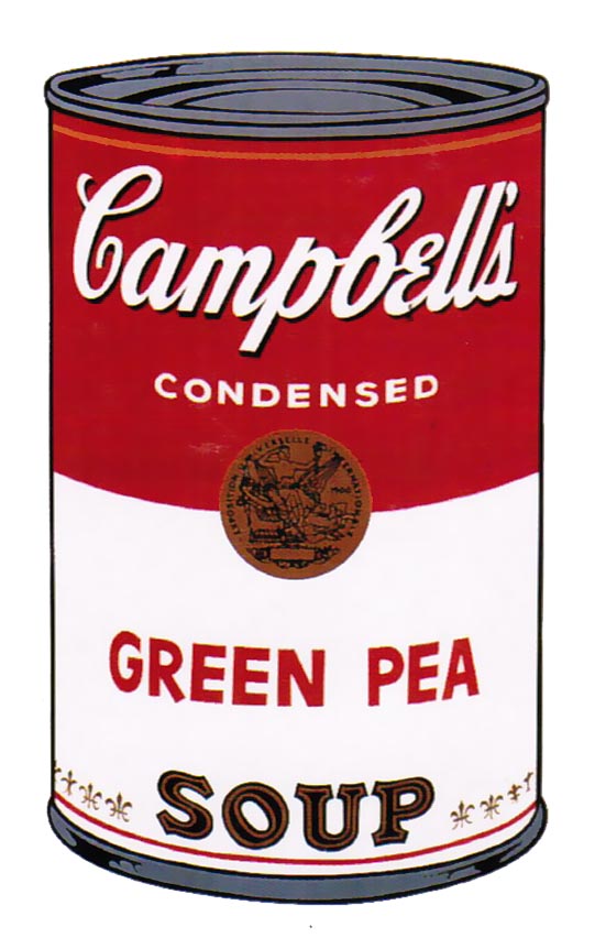 Andy Warhol | Campbell’s Soup I Green Pea 50 | 1968 | Image of Artists' work.