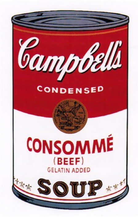 Andy Warhol | Campbell’s Soup I Consommé 52 | 1968 | Image of Artists' work.