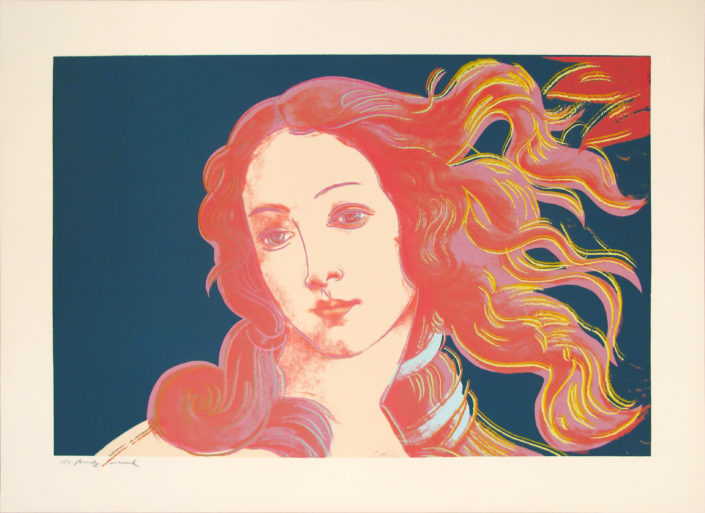 Andy Warhol | Details Of Renaissance Paintings | Sandro Botticelli, Birth of Venus, 1482 316 | 1984 | Image of Artists' work.