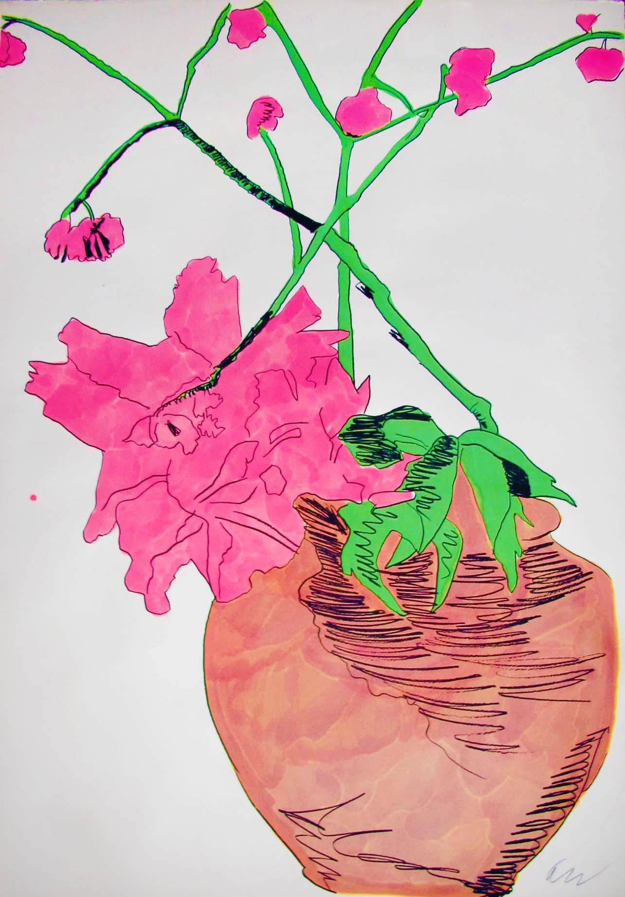 Andy Warhol | Flowers | Hand Colored | 119 | 1974 | Image of Artists' work.