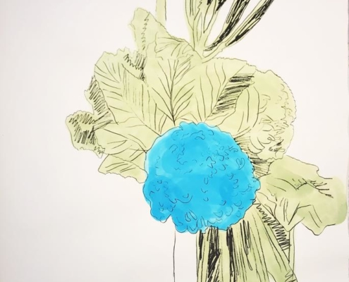Andy Warhol | Flowers | Hand Colored | 110 | 1974 | Image of Artists' work.