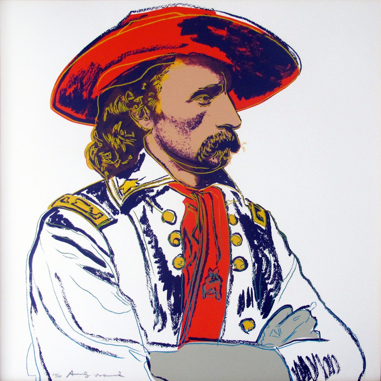 Andy Warhol | Cowboys and Indians | General Custer 379 | 1986 | Image of Artists' work.