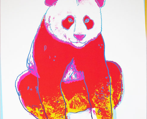 Andy Warhol | Endangered Species | Giant Panda 295 | 1983 | Image of Artists' work.