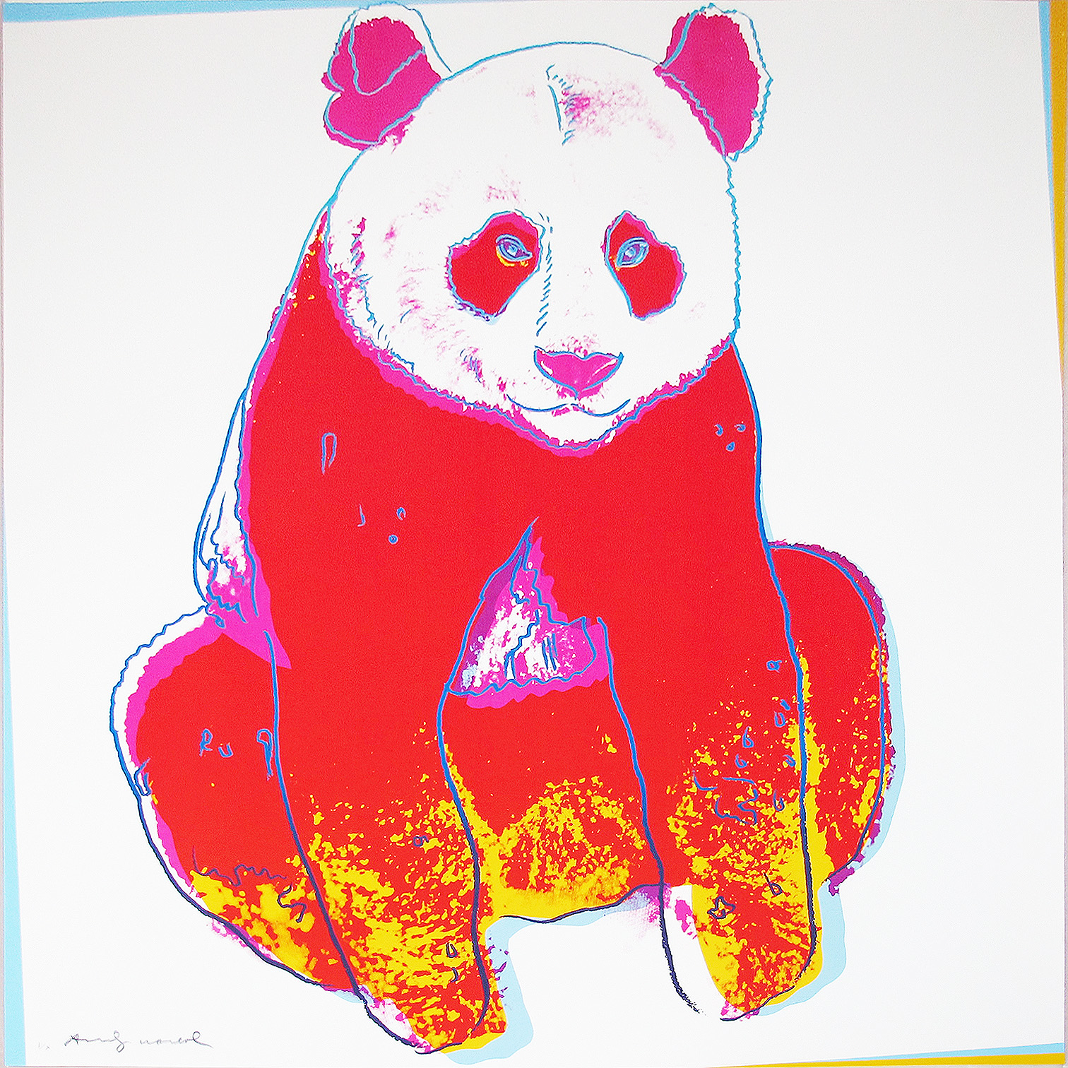 Andy Warhol | Endangered Species | Giant Panda 295 | 1983 | Image of Artists' work.