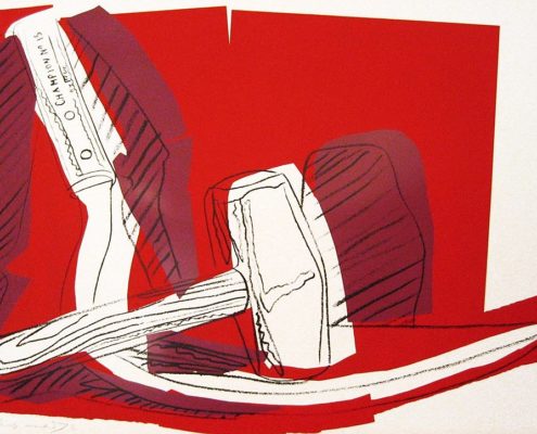 Andy Warhol | Hammer and Sickle 162 | 1977 | Image of Artists' work.