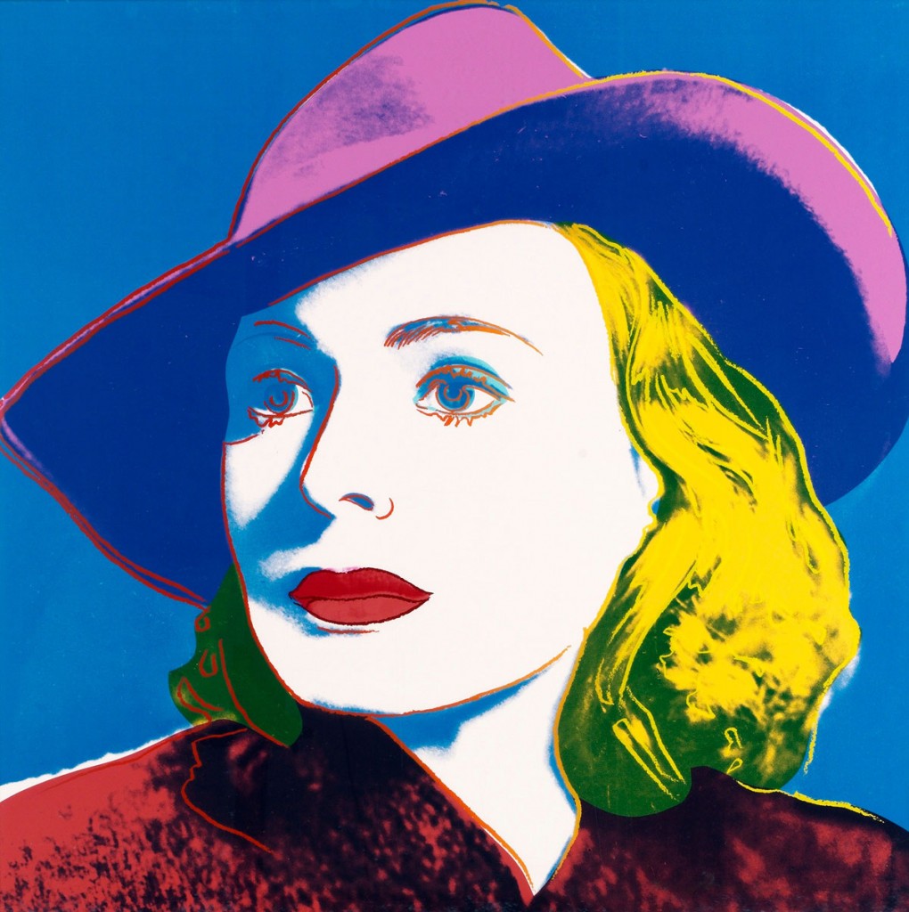 Andy Warhol | Ingrid Bergman | With Hat 315 | 1983 | Image of Artists' work.