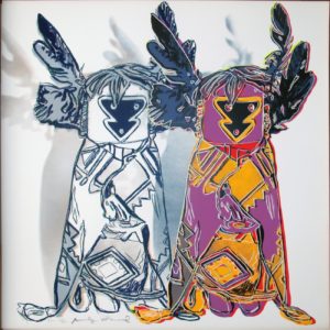 Andy Warhol | Cowboys and Indians | Kachina Dolls 381 | 1986 | Image of Artists' work.