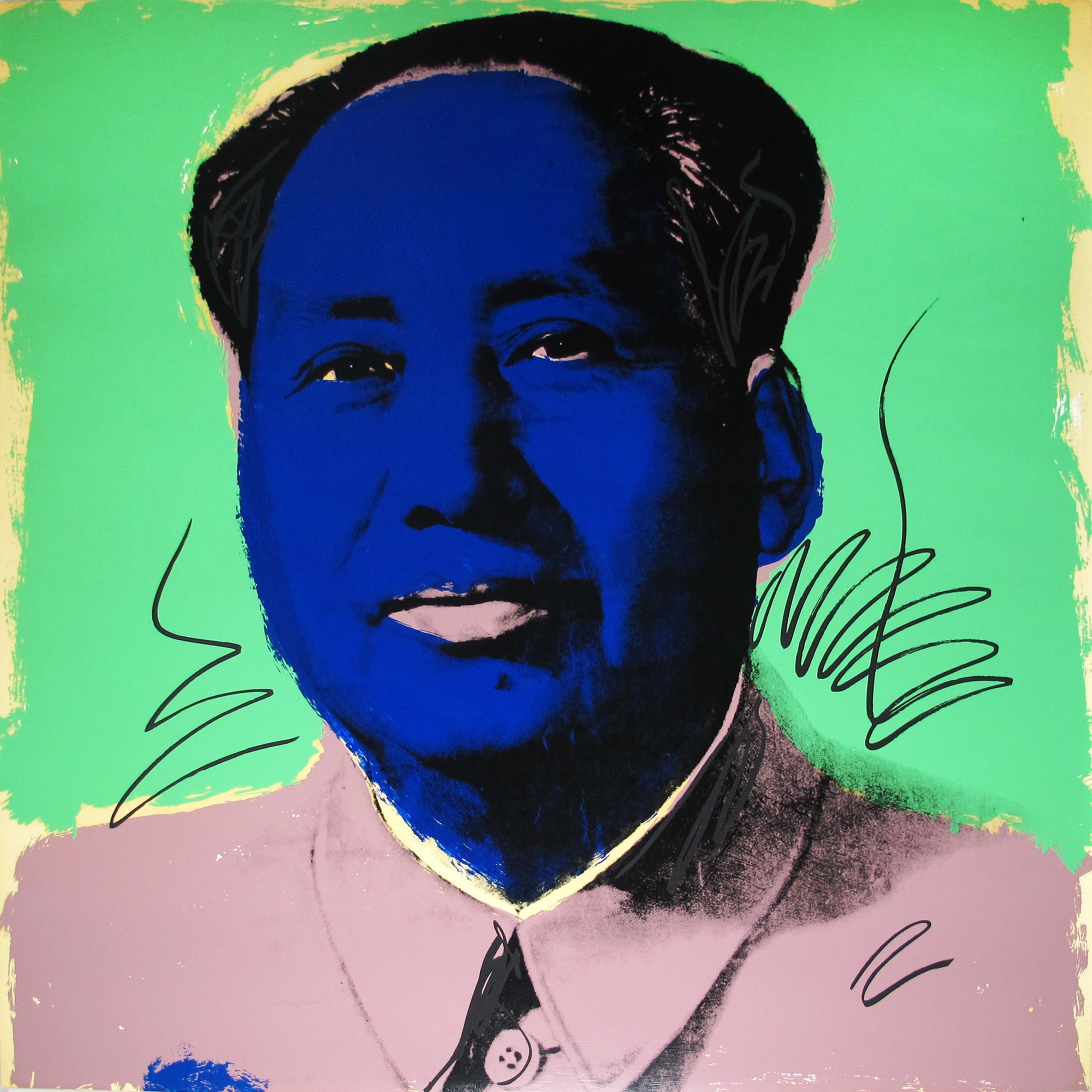 Andy Warhol Mao Giclee Canvas Print Paintings Poster Reproduction 31.5"X31.5" 