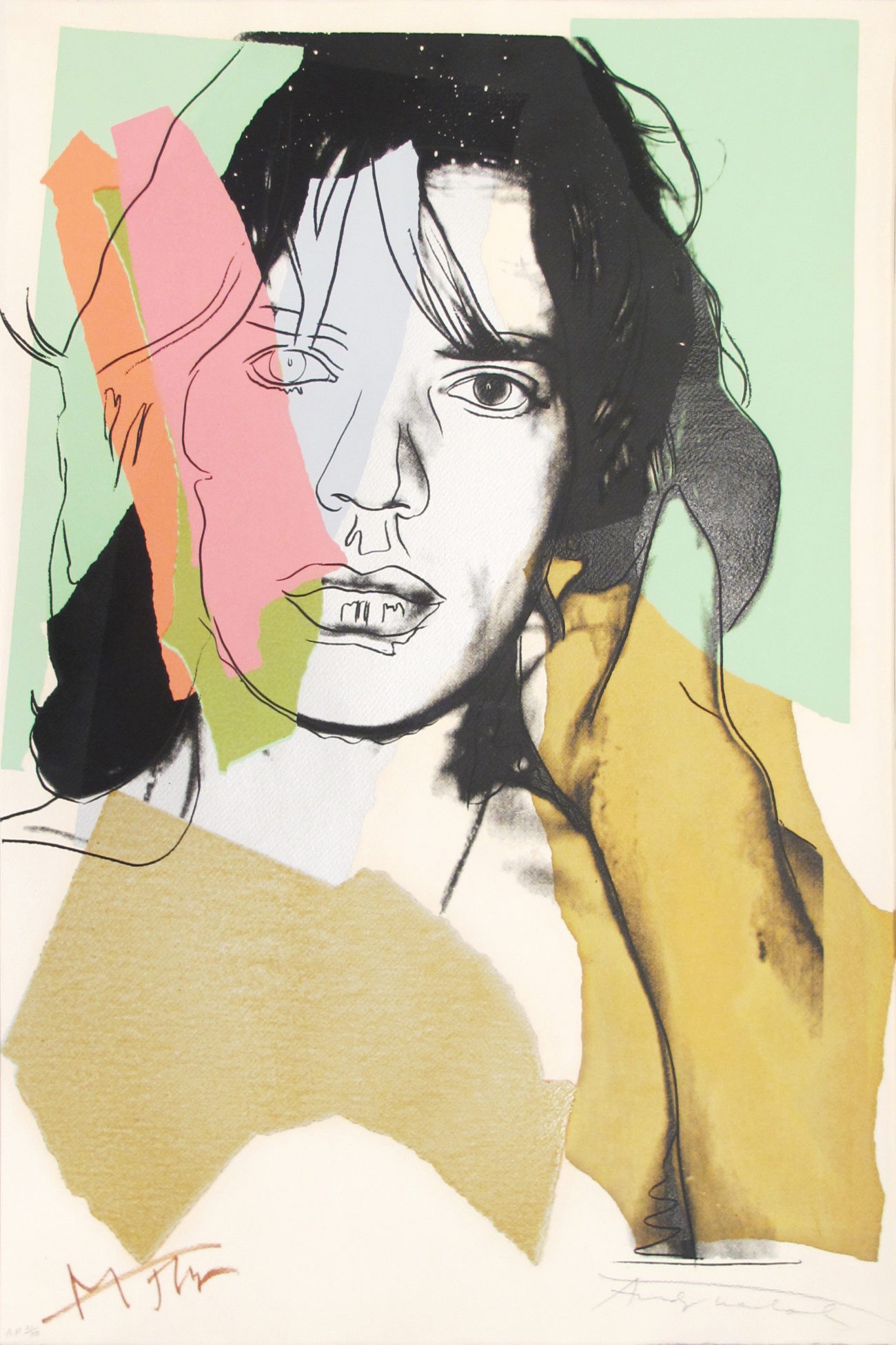 Andy Warhol | Mick Jagger 140 | 1975 | Image of Artists' work.
