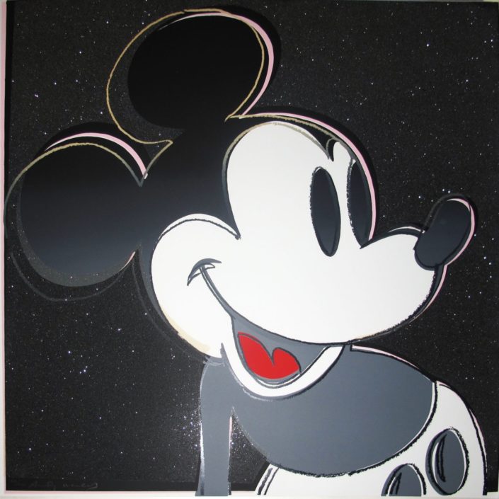 Andy Warhol | Myths | Mickey Mouse 265 | 1981 | Image of Artists' work.