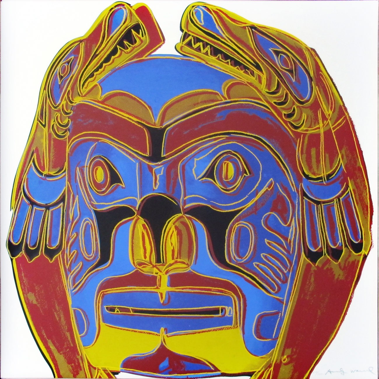 Andy Warhol | Cowboys and Indians | Northwest Coast Mask ...