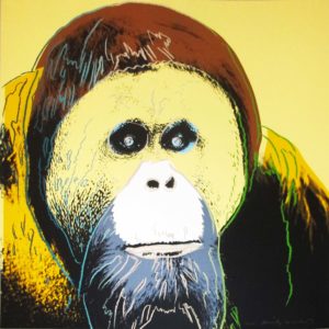 Andy Warhol | Endangered Species | Orangutan 299 | 1983 | Image of Artists' work.