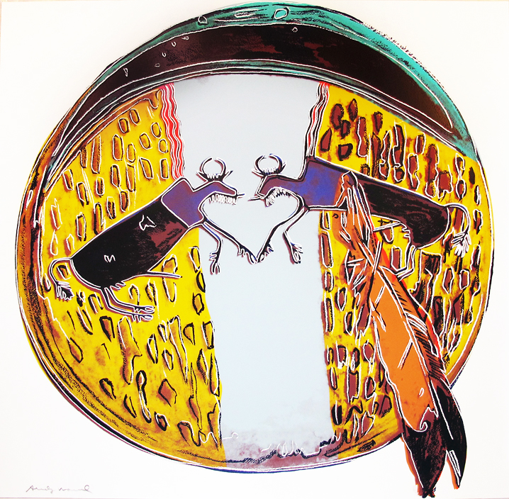 Andy Warhol | Cowboys and Indians: Plains Indian Shield II.382 | 1986