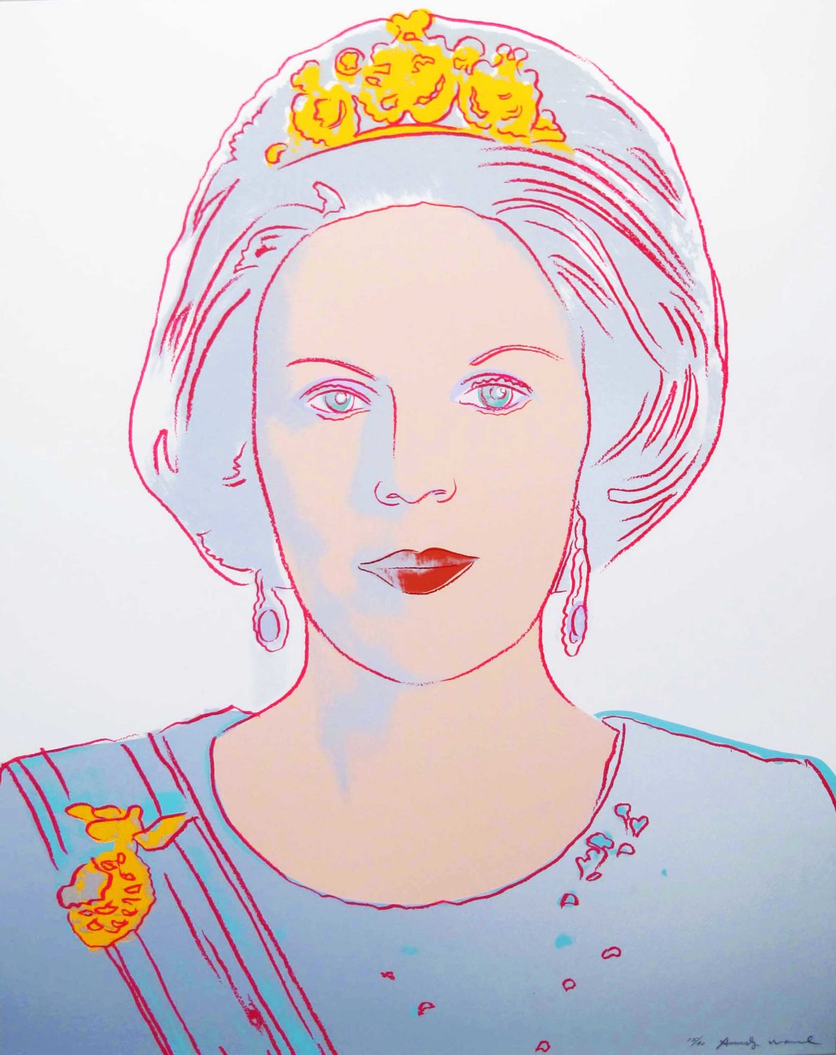 Andy Warhol | Queen Beatrix of the Netherlands 338 | Reigning Queens ...