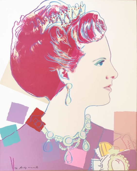 Andy Warhol | Reigning Queens | Queen Margrethe II of Denmark 344 | 1985 | Image of Artists' work.