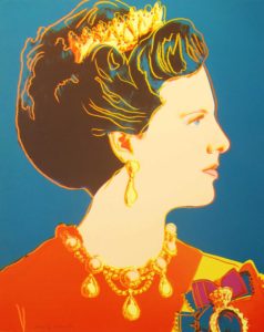 Andy Warhol | Reigning Queens | Queen Margrethe II of Denmark 343 | 1985 | Image of Artists' work.