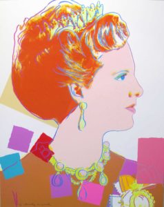 Andy Warhol | Reigning Queens | Queen Margrethe II of Denmark 344 | 1985 | Image of Artists' work.