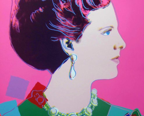 Andy Warhol | Reigning Queens | Queen Margrethe II of Denmark 345 | 1985 | Image of Artists' work.