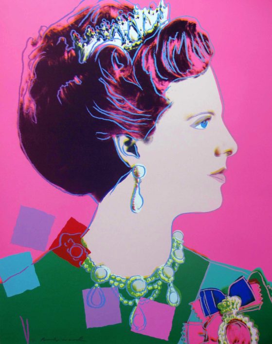 Andy Warhol | Reigning Queens | Queen Margrethe II of Denmark 345 | 1985 | Image of Artists' work.