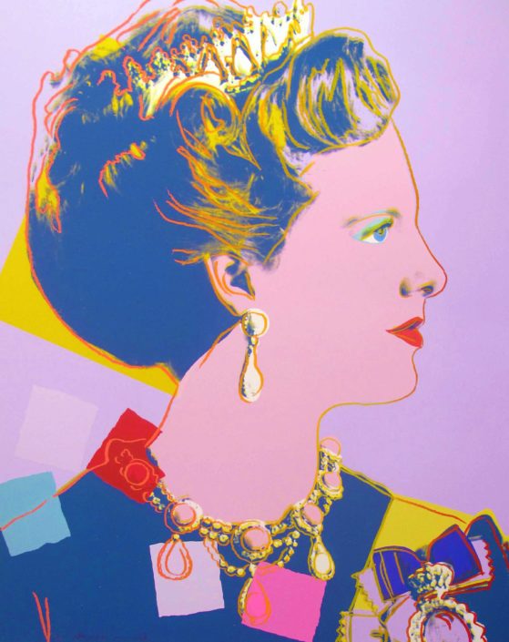 Andy Warhol | Reigning Queens | Queen Margrethe II of Denmark 342 | 1985 | Image of Artists' work.