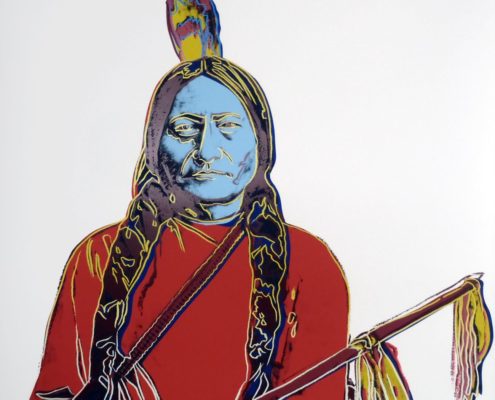 Andy Warhol | Cowboys and Indians | Sitting Bull | IIIA 70 | 1986 | Image of Artists' work.