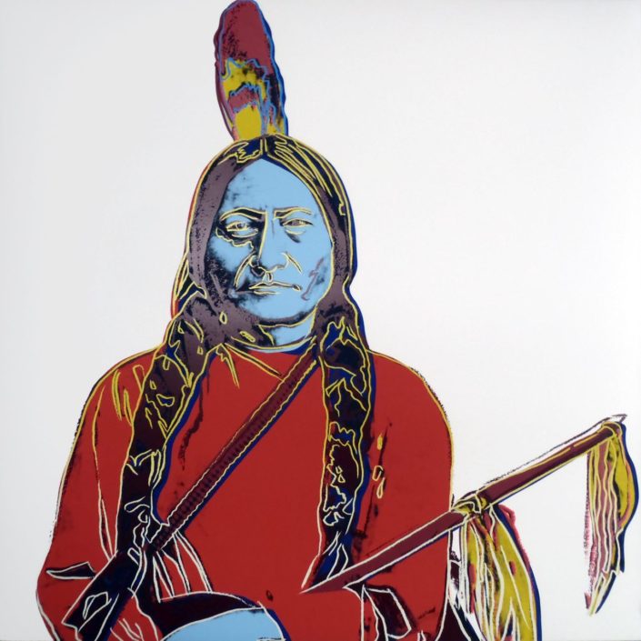 Andy Warhol | Cowboys and Indians | Sitting Bull | IIIA 70 | 1986 | Image of Artists' work.